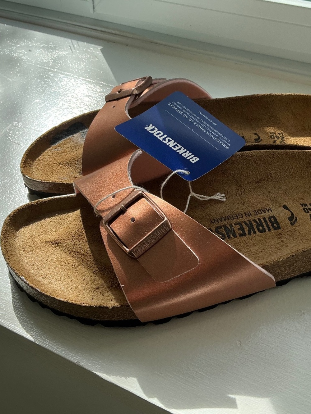 NWT BIRKENSTOCK Madrid Mule Slide Sandal Vegan Medium EU 7 (US 6.5/7)